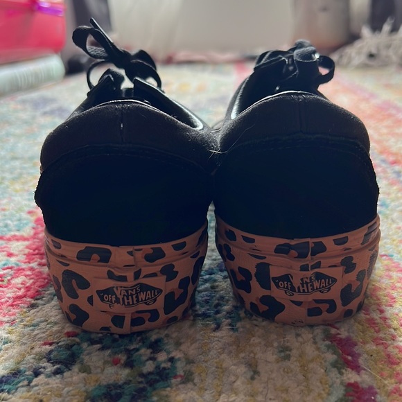 RARE limited edition custom old skool leopard vans size 8 - Picture 7 of 12